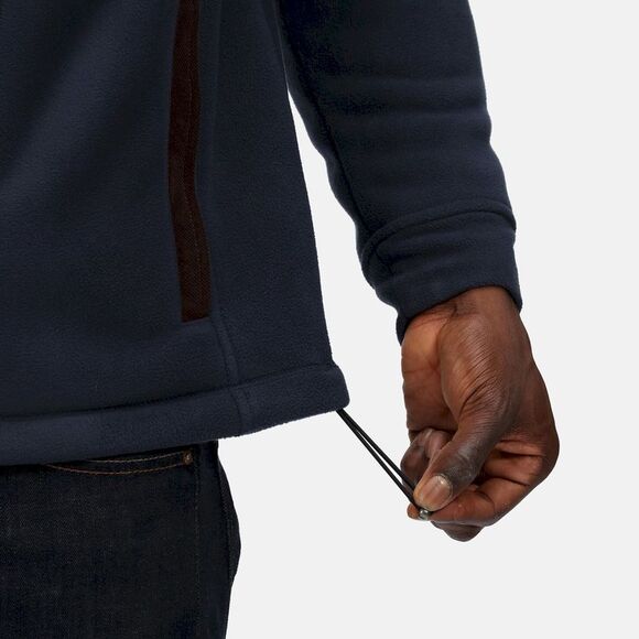 Regatta Professional Mens Full Zip Fleece Jacket / Navy - Picture 7 of 8
